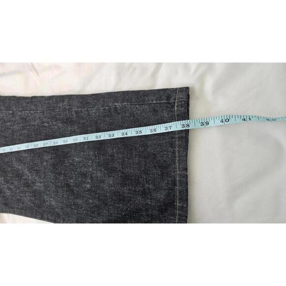 Liz Claiborne Women's Dark Gray/Black Denim Cropped Pants Size 16P - Picture 7 of 10
